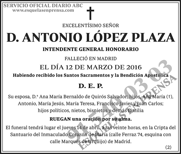 Antonio López Plaza